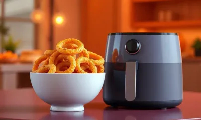 Anéis de Cebola na Air Fryer: Receita Crocante que Não Solta a Casca!