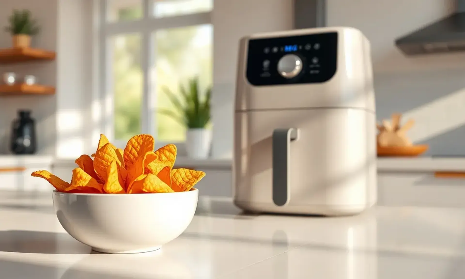 Chips de Batata-Doce na Airfryer: O Guia Definitivo para Ficarem Super Crocantes